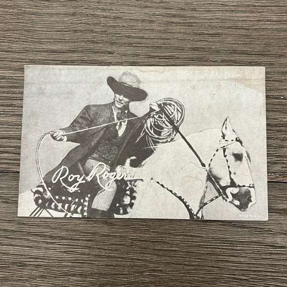 Vintage cowboy arcade cards movie Hollywood John Wayne Gene Autry Roy Rogers ++ - Picture 10 of 14